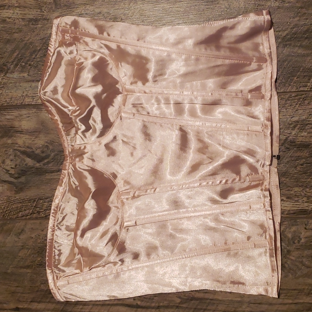 Pink corset top